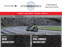 Tablet Screenshot of ccspowersports.com